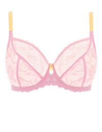 Freya Offbeat Underwired Plunge Bra 5452 Non Padded Bra Maroon - Macaron