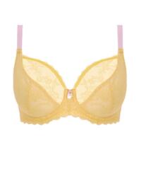 Freya Offbeat Underwired Plunge Bra 5452 Non Padded Bra Lemon Fizz - Lemon Fizz