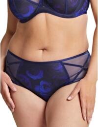 Sculptresse by Panache Dionne Midi Brief 9694 Knickers Exotic Bloom - Exotic Bloom