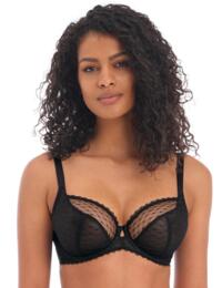 Freya Signature Underwired Plunge Bra 400502 Non Padded Black