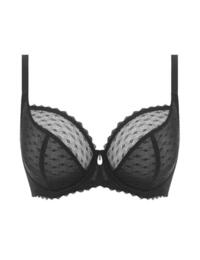 Freya Signature Underwired Plunge Bra 400502 Non Padded Black
