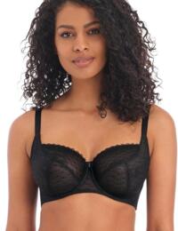 Freya Signature Balcony Bra in Black Underwired Non Padded Bra 400506 Black