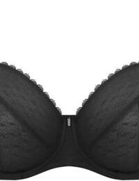 Freya Signature Balcony Bra in Black Underwired Non Padded Bra 400506 Black