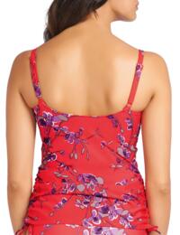 Fantasie Swimwear Kyoto Underwired Tankini Top In Lotus Blossom 5790 - Lotus Blossom